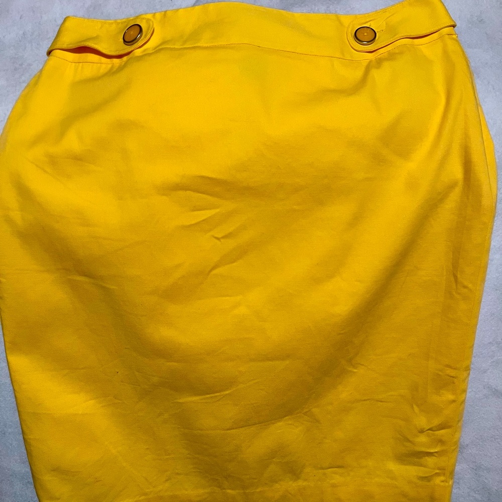 Bright Yellow Skirt